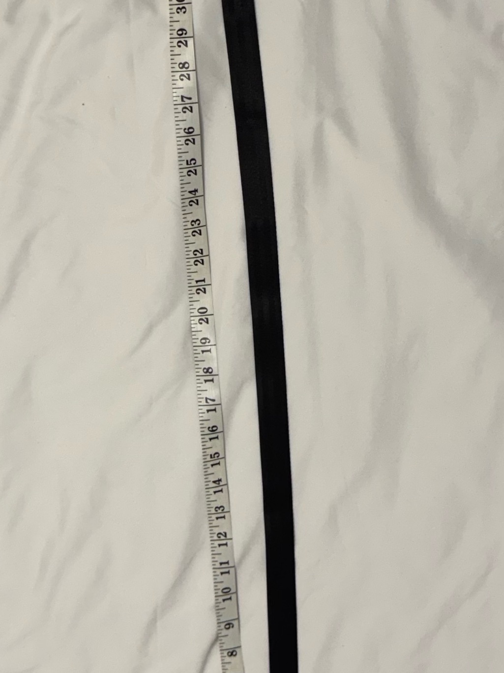 White Crossbody Belt Bag With Black Strap — image 8 of 8